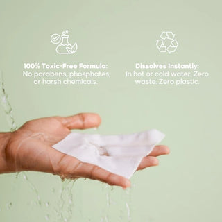 Plant-Based Toxic-Free Baby & Kid Laundry Detergent Sheets