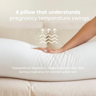 3-Piece Ergonomic Modular Maternity Pillow in Mulberry Silk