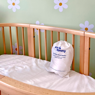 AntiBacterial - Silver-Infused 100% Bamboo Crib Sheets (Pack of 2) + Free Diapers & Wipes