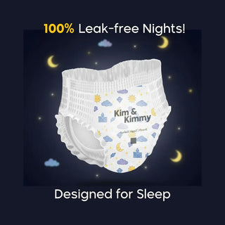 Kim & Kimmy Night Pants - 12-Hour Leak-Free Sleep Guarantee