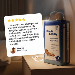 Kim & Kimmy Night Pants - 12-Hour Leak-Free Sleep Guarantee