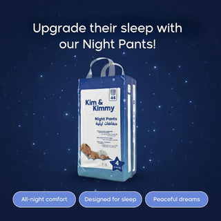 Kim & Kimmy Night Pants - 12-Hour Leak-Free Sleep Guarantee