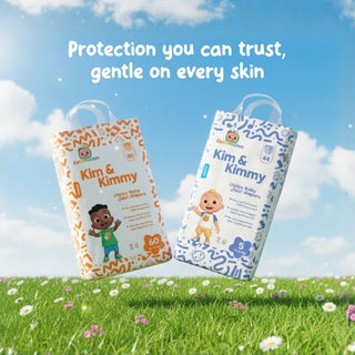 Kim & Kimmy | CoComelon No-Rash , No-Leaks, Magical Diapers