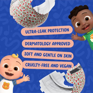 Kim & Kimmy | CoComelon No-Rash , No-Leaks, Magical Diapers