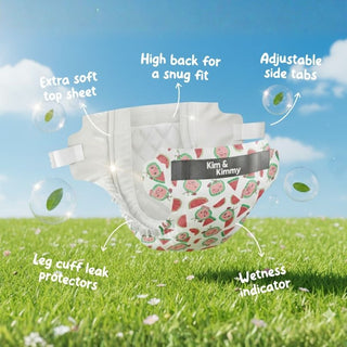 Kim & Kimmy | CoComelon No-Rash , No-Leaks, Magical Diapers