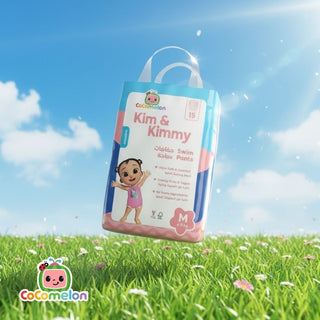 Kim & Kimmy | CoComelon Swim Pants, Splash, Smile, Repeat