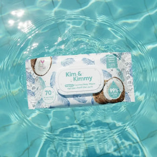 99% Water Organic Coconut Baby Wet Wipes