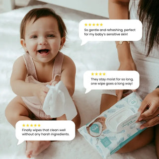 99% Water Organic Coconut Baby Wet Wipes