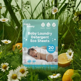 Plant-Based Toxic-Free Baby & Kid Laundry Detergent Sheets