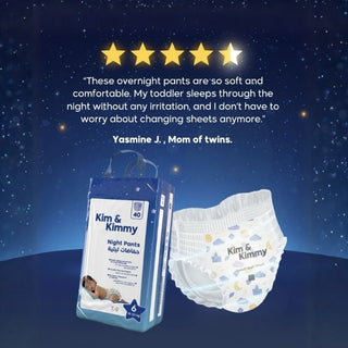 Kim & Kimmy Night Pants - 12-Hour Leak-Free Sleep Guarantee