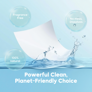 Plant-Based Toxic-Free Baby & Kid Laundry Detergent Sheets