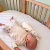 2x Silver-Infused Bamboo Crib Sheets – Safe, Cool & Clean