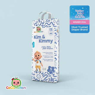 Kim & Kimmy | CoComelon No-Rash , No-Leaks, Magical Diapers