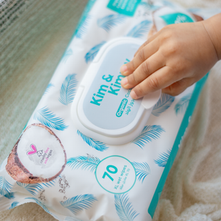 99% Water Organic Coconut Baby Wet Wipes