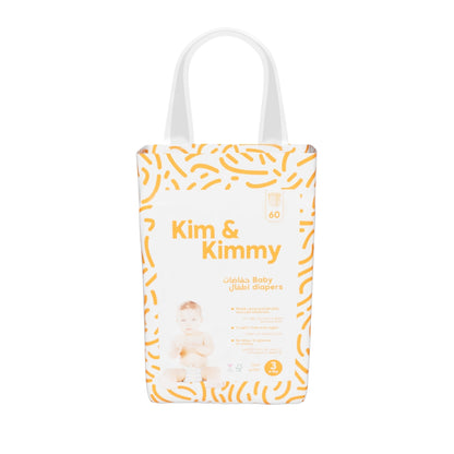 Kim & Kimmy - Size 3 Diapers, 6 - 11kg, Qty 60
